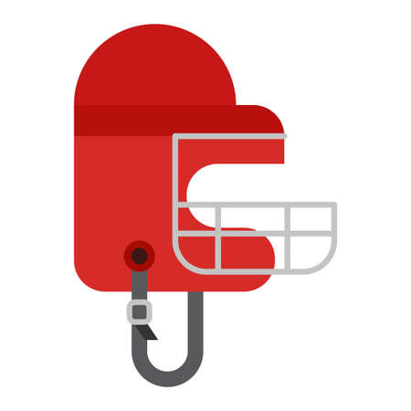 baseball helmet clip art vector illustrationのイラスト素材