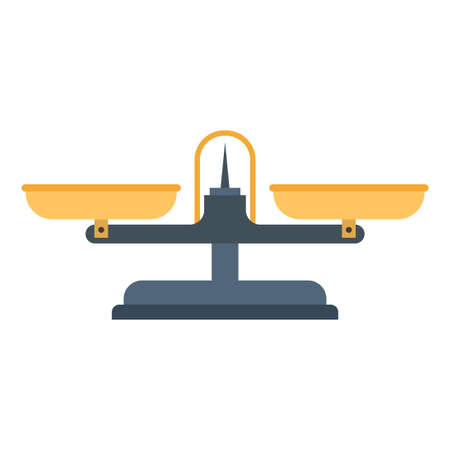 two pan swing scale clip art vector illustrationのイラスト素材