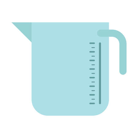 measuring cup clip art vector illustrationのイラスト素材