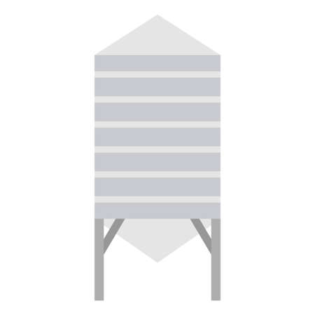 silo clip art vector illustrationのイラスト素材