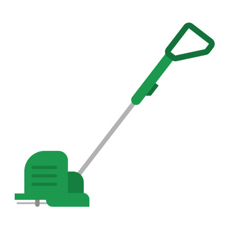 grass trimmer clip art vector illustrationのイラスト素材