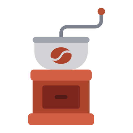 coffee grinder clip art vector illustrationのイラスト素材
