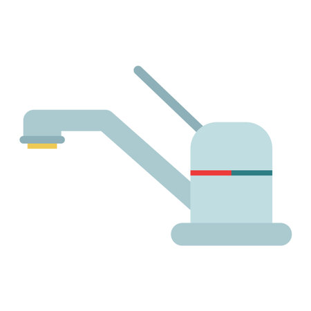 mixer tap clip art vector illustrationのイラスト素材