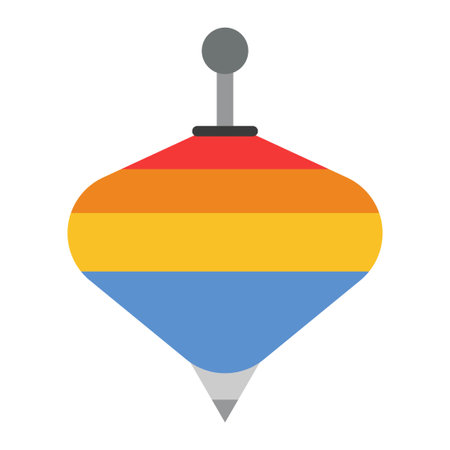 whirligig toy clip art vector illustrationのイラスト素材