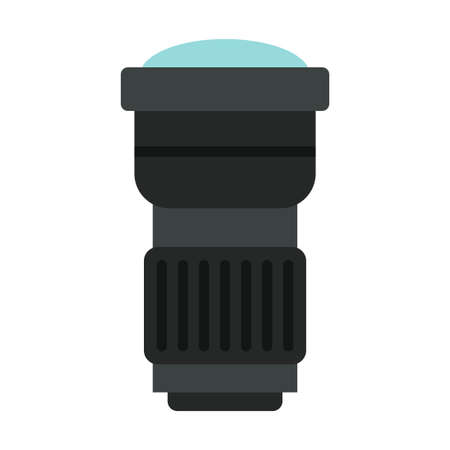camera lens flat clip-art vector illustrationのイラスト素材