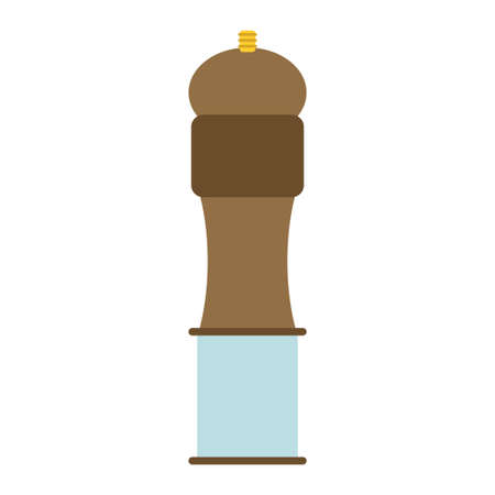 pepper grinder flat clip-art vector illustrationのイラスト素材