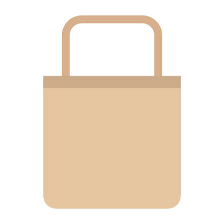 fabric bag flat clip-art vector illustrationのイラスト素材