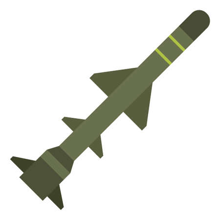 missile military flat clipart vector illustrationのイラスト素材