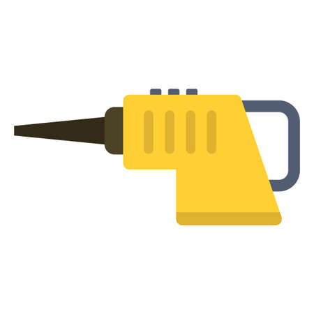 dry steam cleaner flat clipart vector illustrationのイラスト素材