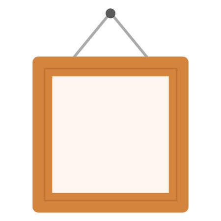 picture frame flat clip art vector illustrationのイラスト素材