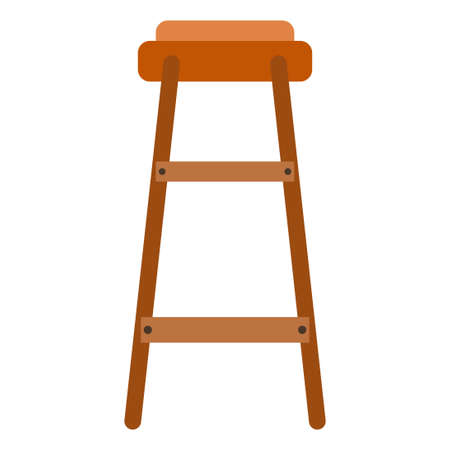 chair kitchen flat clipart vector illustrationのイラスト素材
