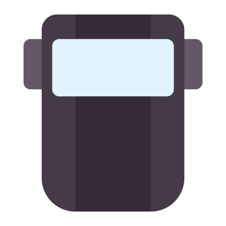 welding mask flat clipart vector illustrationのイラスト素材