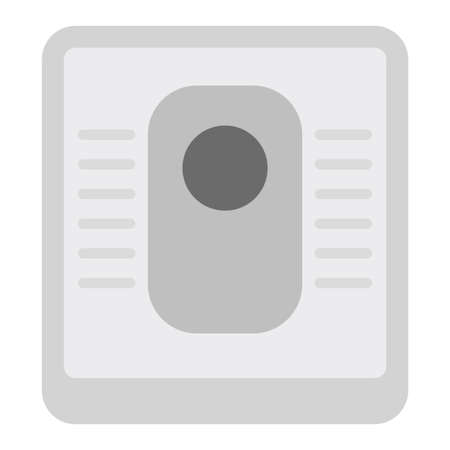 squat toilet flat clip art vector illustrationのイラスト素材