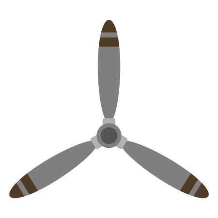 propeller air screw flat clipart vector illustrationのイラスト素材