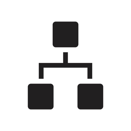 Hierarchy icon vector design templateのイラスト素材