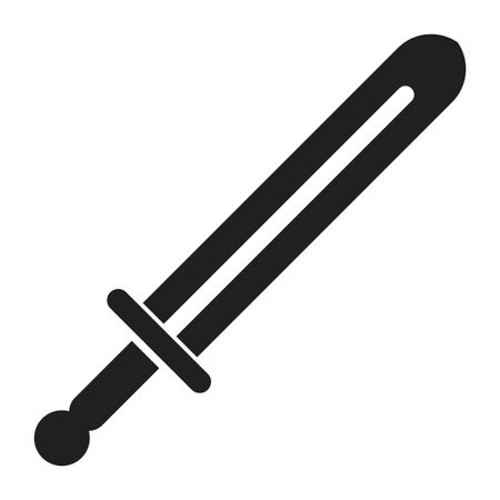 sword icon vector design templateのイラスト素材