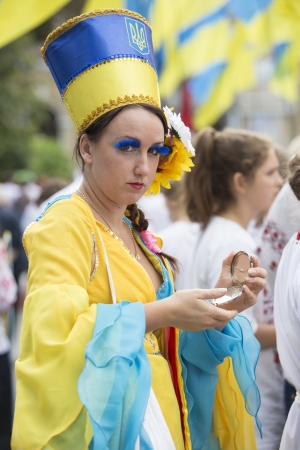 Celebration of Independence day in Ukraineのeditorial素材