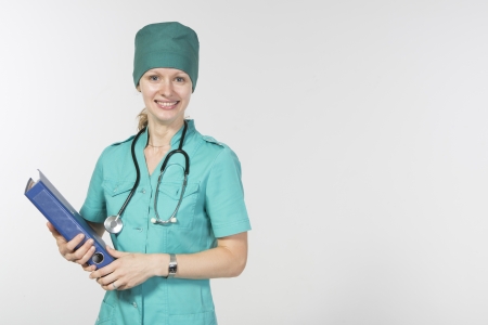 Young woman doctorの写真素材