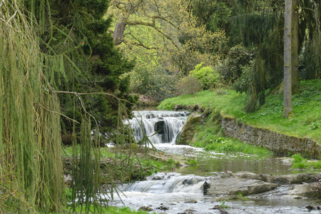 park waterfallの写真素材
