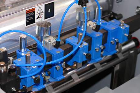 pneumatic clamp setの写真素材