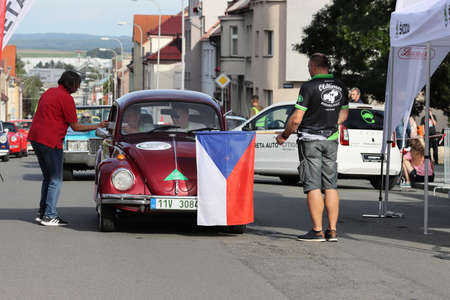 Mlada Boleslav, Czech Republic - Sep 19, 2020 : Oldtimer Bohemia Rally 2020のeditorial素材