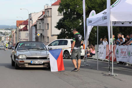 Mlada Boleslav, Czech Republic - Sep 19, 2020 : Oldtimer Bohemia Rally 2020のeditorial素材