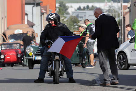 Mlada Boleslav, Czech Republic - Sep 19, 2020 : Oldtimer Bohemia Rally 2020のeditorial素材