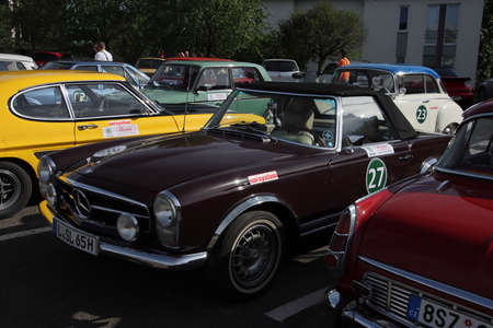 Mlada Boleslav, Czech Republic - Sep 19, 2020 : Oldtimer Bohemia Rally 2020のeditorial素材