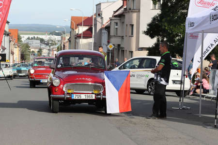 Mlada Boleslav, Czech Republic - Sep 19, 2020 : Oldtimer Bohemia Rally 2020のeditorial素材
