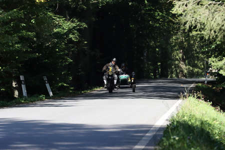 Mlada Boleslav, Czech Republic - Sep 19, 2020 : Oldtimer Bohemia Rally 2020のeditorial素材