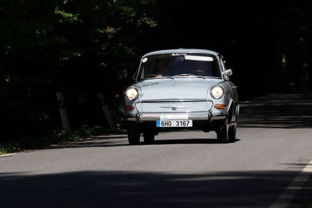 Mlada Boleslav, Czech Republic - Sep 19, 2020 : Oldtimer Bohemia Rally 2020のeditorial素材