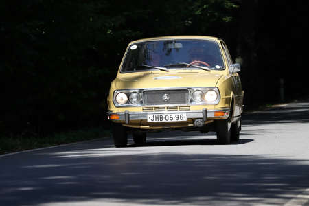 Mlada Boleslav, Czech Republic - Sep 19, 2020 : Oldtimer Bohemia Rally 2020のeditorial素材