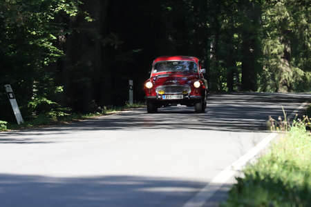 Mlada Boleslav, Czech Republic - Sep 19, 2020 : Oldtimer Bohemia Rally 2020のeditorial素材