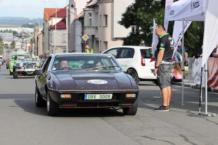 Mlada Boleslav, Czech Republic - Sep 19, 2020 : Oldtimer Bohemia Rally 2020のeditorial素材