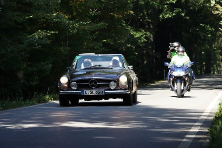 Mlada Boleslav, Czech Republic - Sep 19, 2020 : Oldtimer Bohemia Rally 2020