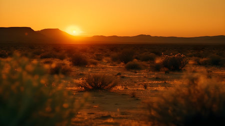 Sunset in the desert of Namib Naukluft National Park, Namibiaの素材