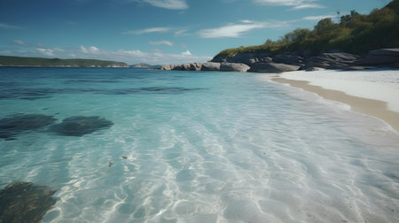 Beautiful beach at Seychelles, Anse Lazioの素材