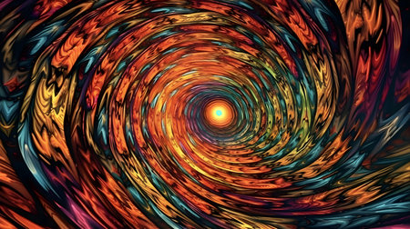 abstract fractal background a computer-generated 2D illustration, textureの素材