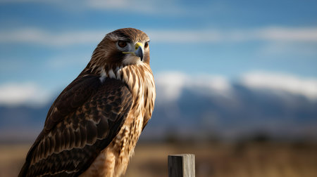 Red Tailed Hawk (Buteo jamaicensis)の素材