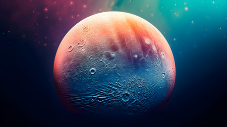 Planets and galaxy, science fiction wallpaper. Beauty of deep space.の素材