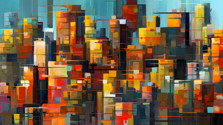 Abstract colorful background. Digital painting. 3d rendering, 3d illustration.の素材