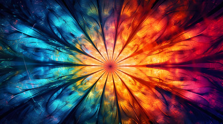 Abstract fractal. Fractal art background for creative design. Decoration for wallpaper, desktop, poster, cover booklet. Print for clothes, t-shirt. Creative illustration for designの素材