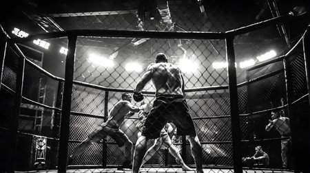 Match between Mikaela Dias (SWE) vs Mikaela Dias (SWE) in welterweight at The winner takes it all event in boxing.の素材