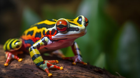 Red spotted poison dart frog (Dendrobates tinctorius)の素材