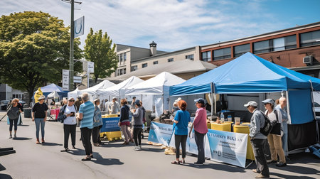 Flea market in Frankfurtの素材