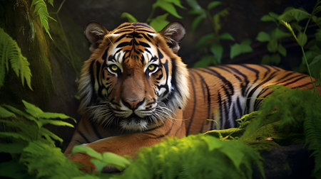 Sumatran Tiger (Panthera tigris altaica)の素材