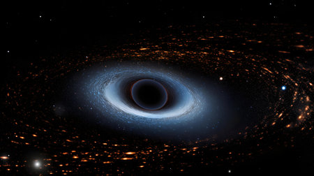 Galaxy with stars and nebula in the universe. 3D renderingの素材