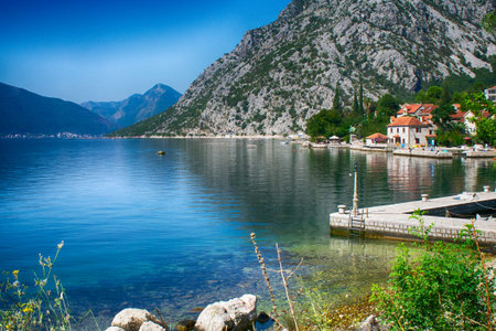 A small village on the coast of the Adriatic Sea