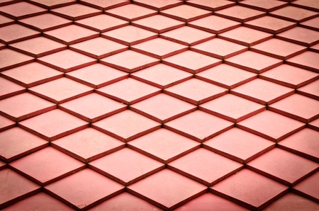 Red roof textureの写真素材