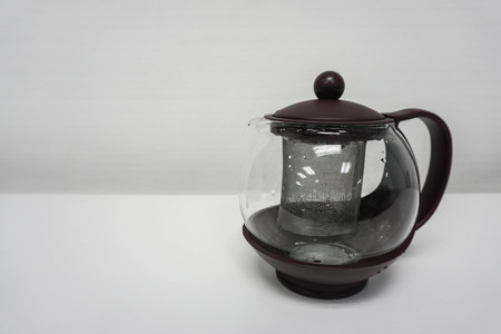 isolated hot tea kettle for healthの写真素材